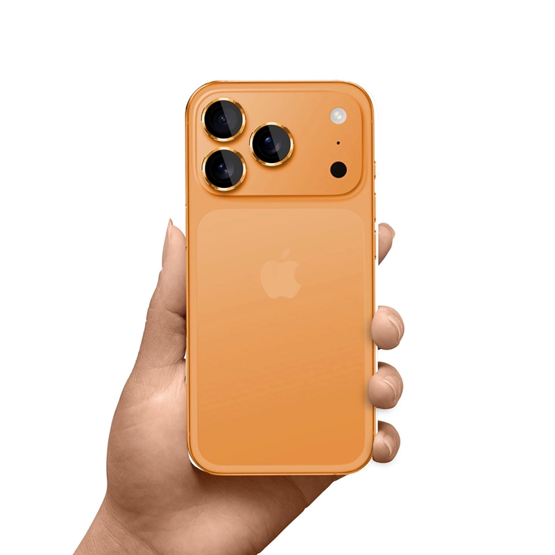 3mk Lens Protection Pro - Szkło na obiektyw aparatu iPhone 17 Pro / iPhone 17 Pro Max (Orange)