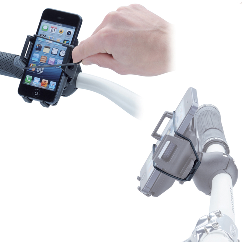 iGrip Universal Biker Kit - Uniwersalny uchwyt rowerowy do smartfonów o szer. 44 - 84 mm
