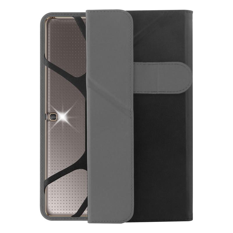 PURO Universal Booklet Easy - Etui tablet 10.1'' w/Folding back + stand up + Magnetic Closure (czarny)