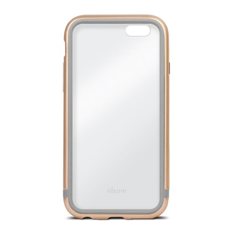 Moshi iGlaze Luxe - Etui z aluminiową ramką iPhone 6s / iPhone 6 (Satin Gold)
