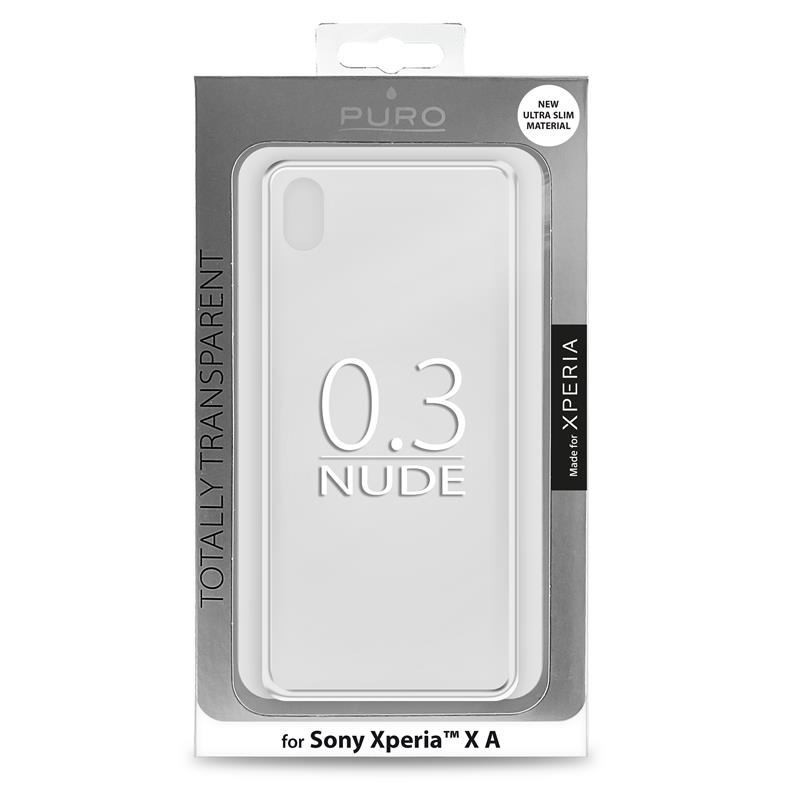 PURO 0.3 Nude MFX - Etui Sony Xperia XA (przezroczysty)