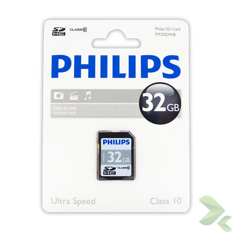 Philips Karta Pamięci SDHC 32GB Class 10