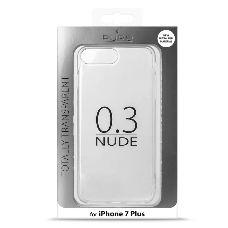 PURO 0.3 Nude - Etui iPhone 8 Plus / 7 Plus (przezroczysty)