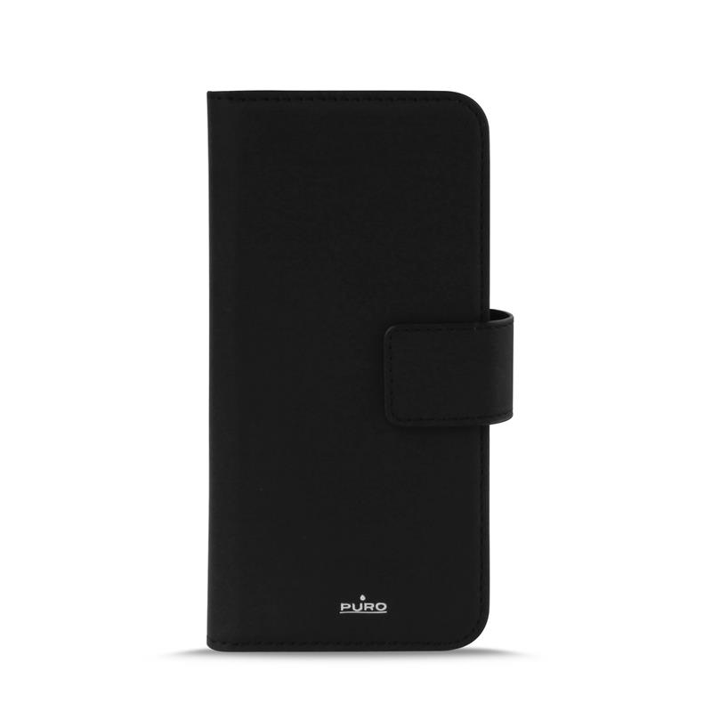 PURO Wallet Detachable - Etui 2w1 iPhone SE (2022 / 2020) / 8 / 7 / 6s (czarny)