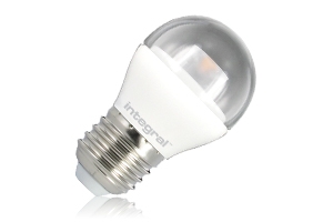 Integral żarówka LED E27 Mini Globe 4W (25W) 2700K 250lm Clear barwa biała ciepła
