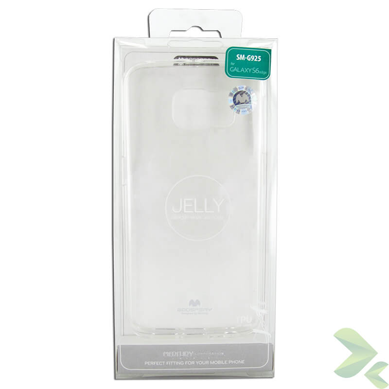 Mercury Transparent Jelly - Etui Samsung Galaxy S6 Edge (przezroczysty)