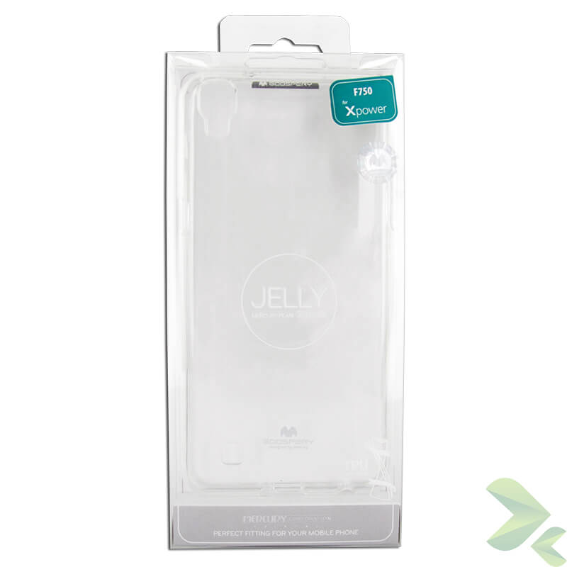 Mercury Transparent Jelly - Etui LG X Power (przezroczysty)