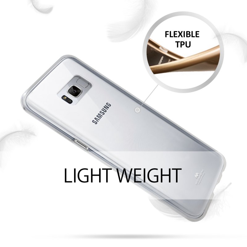 Mercury Transparent Jelly - Etui Samsung Galaxy S8+ (przezroczysty)
