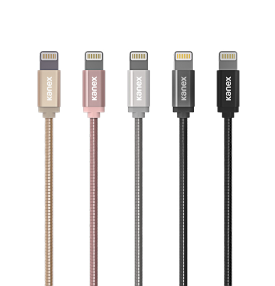 Kanex Premium DuraFlex Lightning - Kabel MFi z Lightning do USB, 1.2 m (Gold)