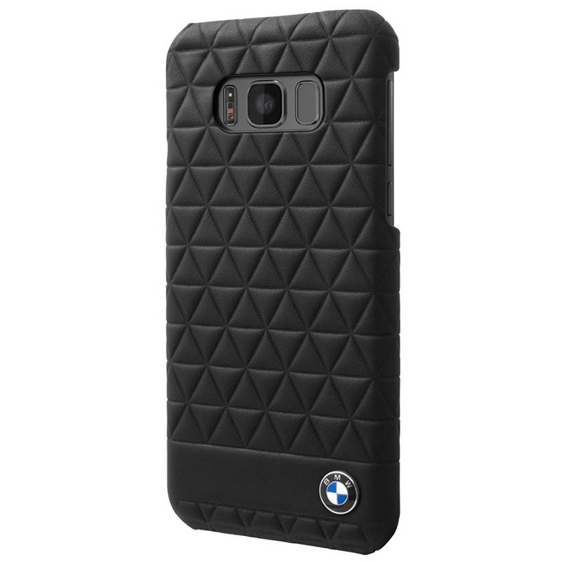 BMW Hexagon Case - Etui skórzane Samsung Galaxy S8 (czarny)