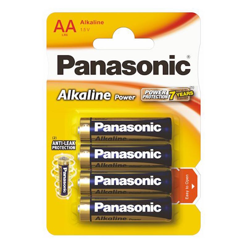 Panasonic Alkaline Power LR6/AA - Bateria Alkaliczna AA, 1.5 V (4 szt.)