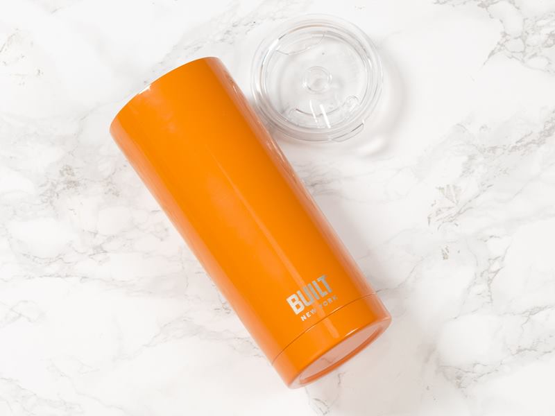 BUILT Vacuum Insulated Tumbler - Stalowy kubek termiczny z izolacją próżniową 600 ml (Orange)