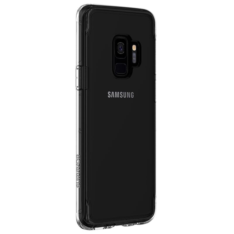 Griffin Survivor Clear - Pancerne etui Samsung Galaxy S9 (przezroczysty)