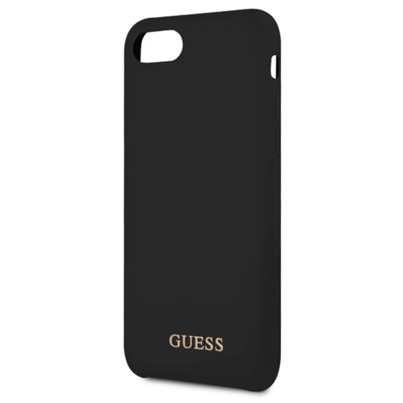 Guess Silicone - Etui iPhone 8 / 7 (czarny)