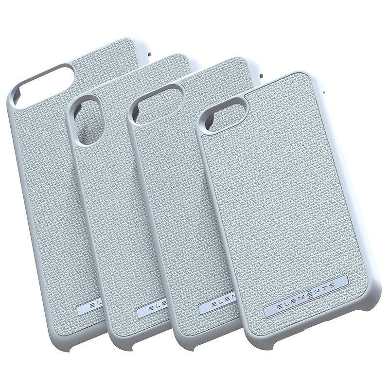 Nordic Elements Original Idun - Materiałowe etui iPhone Xs / X (Light Grey)