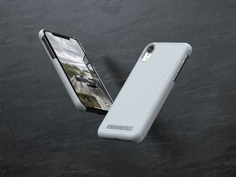 Nordic Elements Original Idun - Materiałowe etui iPhone XR (Light Grey)