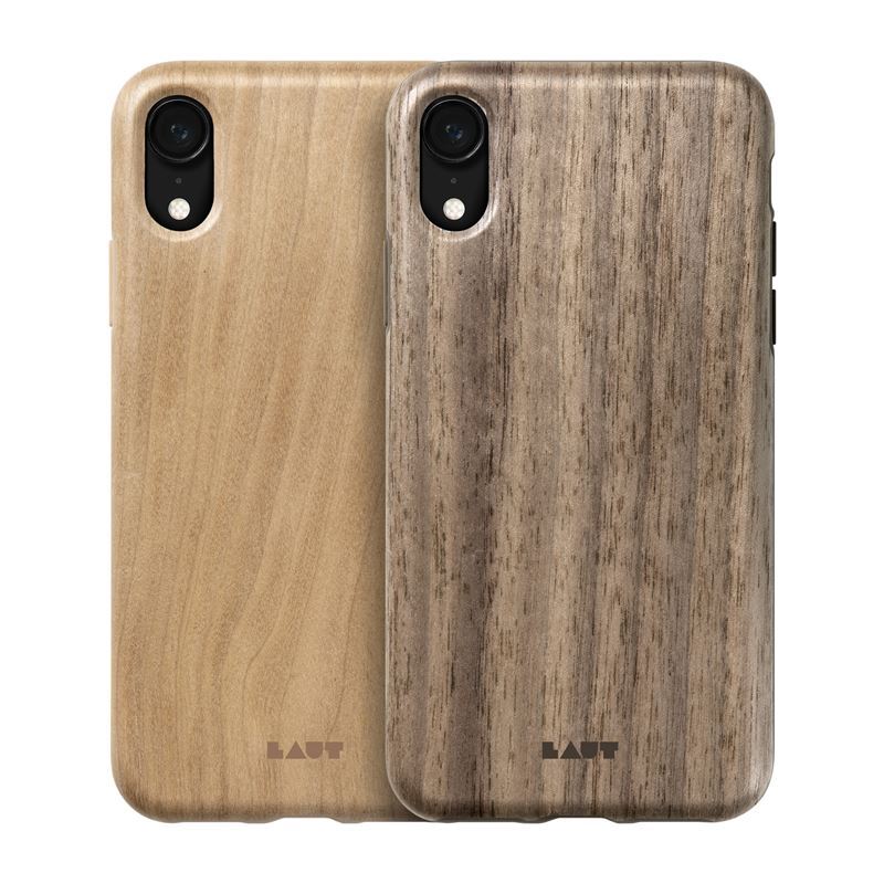 Laut PINNACLE - Etui iPhone XR z prawdziwego drewna (Walnut)