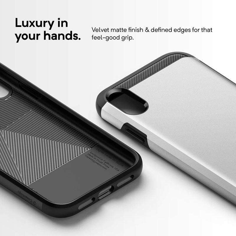 Caseology Legion Case - Etui iPhone XR (Silver)