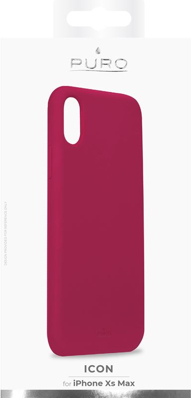 PURO ICON Cover - Etui iPhone Xs Max (fuksja)