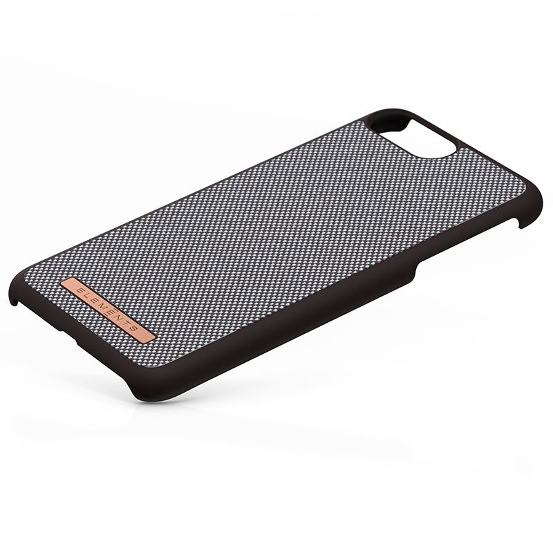 Nordic Elements Saeson Idun - Materiałowe etui iPhone 8 Plus / 7 Plus / 6s Plus / 6 Plus (Dark Brown Pattern 1)