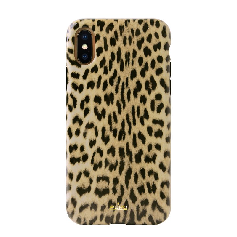 PURO Glam Leopard Cover - Etui iPhone Xs / X (Leo 1)