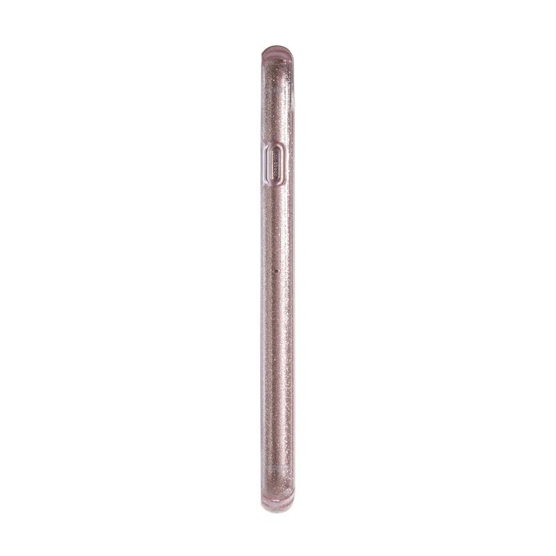 Speck Presidio Clear with Glitter - Etui iPhone SE 2020 / 8 / 7 / 6s (Gold Glitter/Bella Pink)