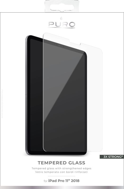 PURO Szkło ochronne hartowane na ekran iPad Pro 11" (2022/2021/2020/2018) / iPad Air 10.9" (2022/2020)