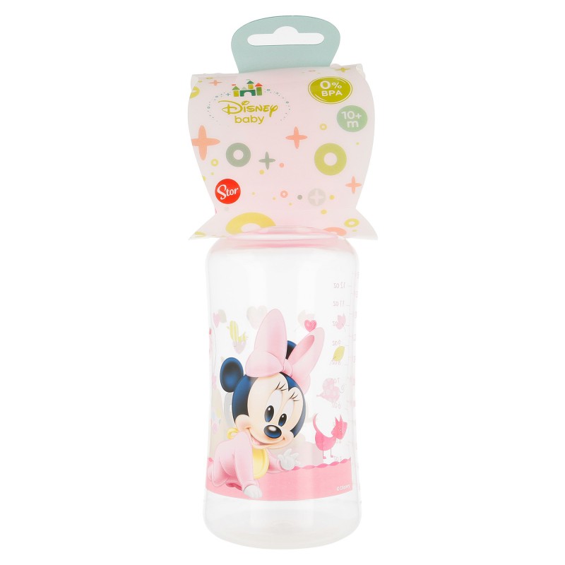 Minnie Mouse - Butelka ze smoczkiem 10 m+ 360 ml