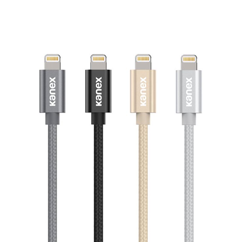 Kanex DuraBraid - Kabel połączeniowy USB-C (Power Delivery) na Lightning certyfikat MFi 1,2 m (Gold)