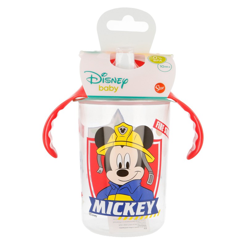 Mickey Mouse - Kubek niekapek z uchwytami 390 ml
