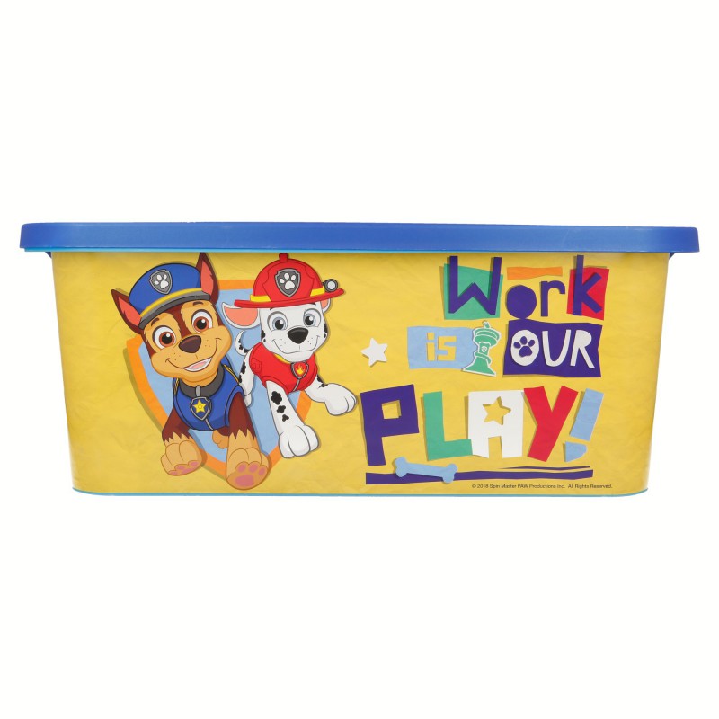 Paw Patrol - Pojemnik / organizer na zabawki Psi Patrol 13 L