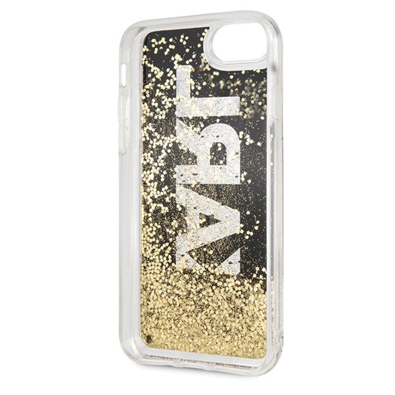 Karl Lagerfeld Logo Karl - Etui iPhone SE 2020 / 8 / 7 (Gold Glitter)