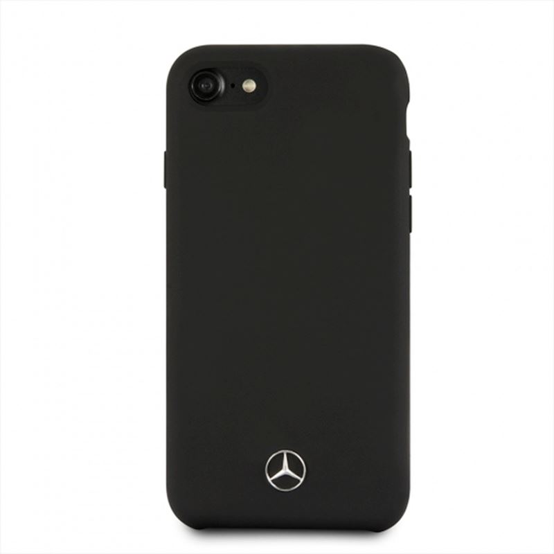 Mercedes Silicone Line - Etui iPhone 8 / 7 (czarny)