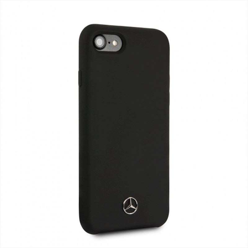 Mercedes Silicone Line - Etui iPhone 8 / 7 (czarny)