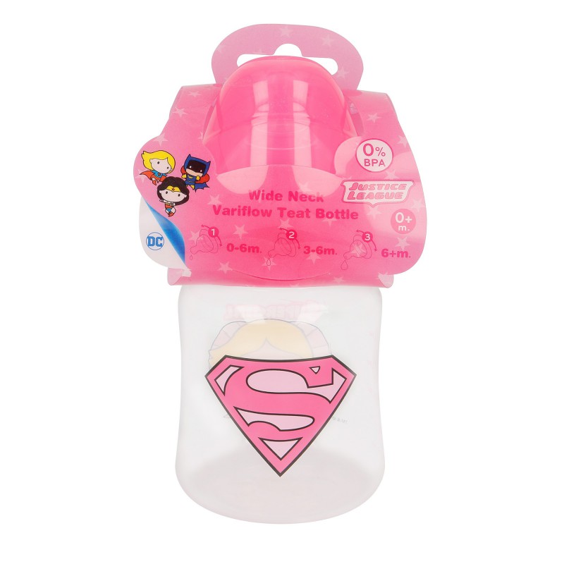 Superman - Butelka ze smoczkiem 150 ml (Supergirl)