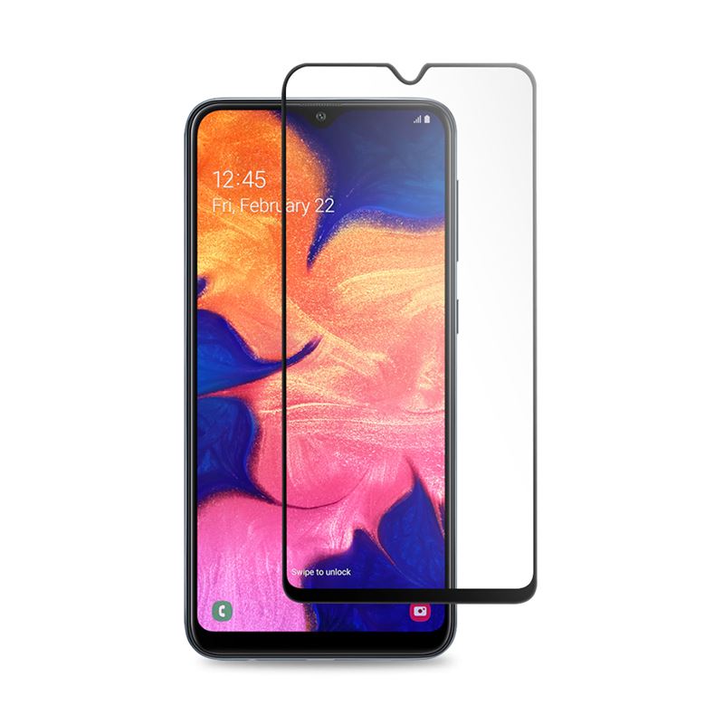 Crong 7D Nano Flexible Glass - Szkło hybrydowe 9H na cały ekran Samsung Galaxy A10