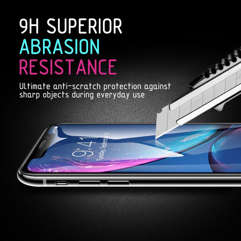 Crong 7D Nano Flexible Glass - Szkło hybrydowe 9H na cały ekran Samsung Galaxy A40