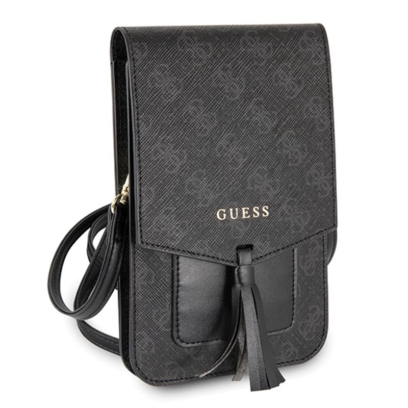 Guess 4G Uptown Wallet Phone Bag - Torba z przegrodą na smartfona (czarny)