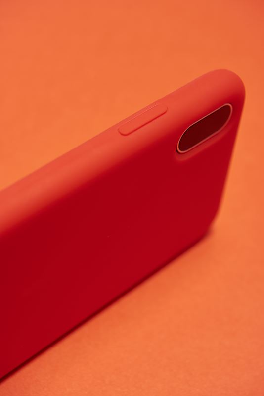 PURO ICON Cover - Etui iPhone Xs / X (czerwony)