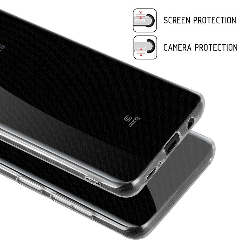 Crong Crystal Slim Cover - Etui Samsung Galaxy S9+ (przezroczysty)