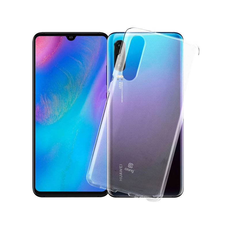 Crong Crystal Slim Cover - Etui Huawei P30 (przezroczysty)
