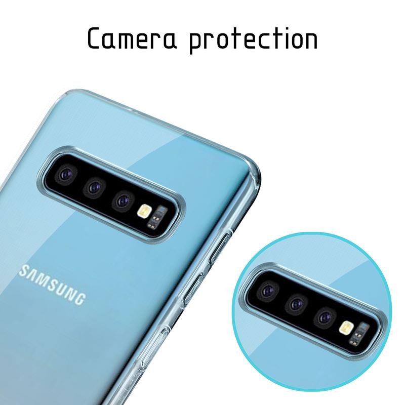 Crong Crystal Slim Cover - Etui Samsung Galaxy S10 (przezroczysty)