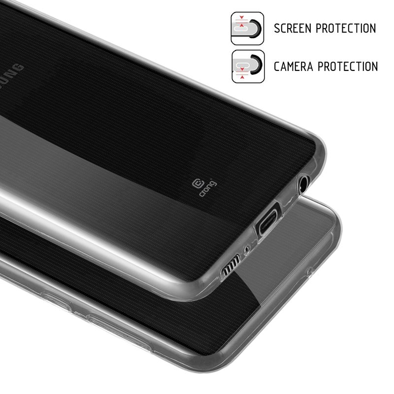 Crong Crystal Slim Cover - Etui Samsung Galaxy S10e (przezroczysty)