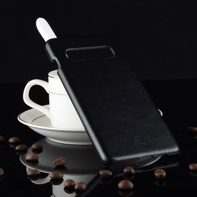 Crong Essential Cover - Etui Samsung Galaxy S10+ (czarny)