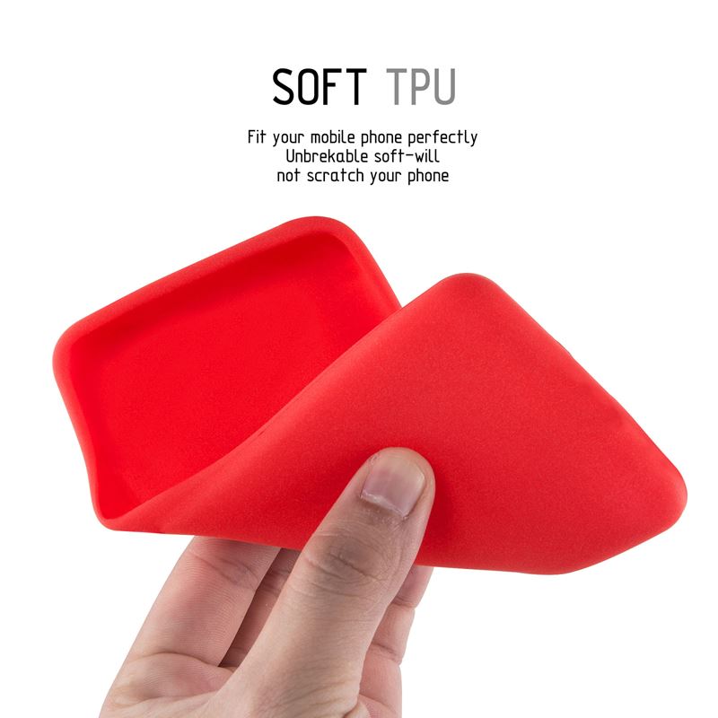 Crong Soft Skin Cover - Etui Huawei P30 (czerwony)