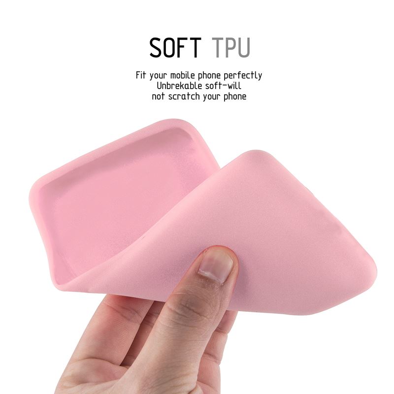 Crong Soft Skin Cover - Etui iPhone Xs / X (różowy)