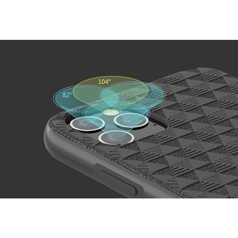 Moshi Altra - Etui z odpinaną smyczką iPhone 11 Pro (system SnapTo) (Shadow Black)