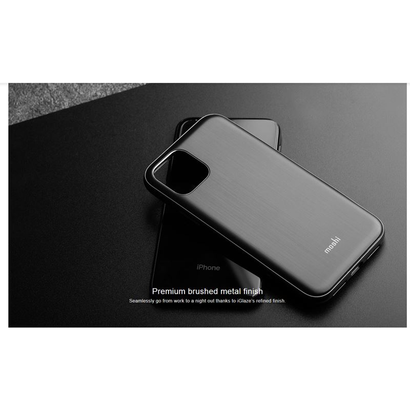 Moshi iGlaze - Etui iPhone 11 Pro (system SnapTo) (Armour Black)