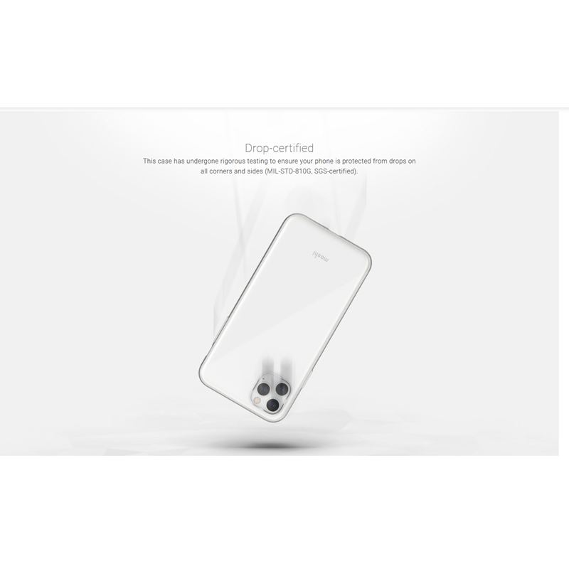 Moshi iGlaze - Etui iPhone 11 Pro (system SnapTo) (Pearl White)