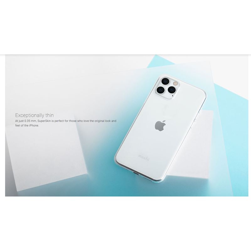 Moshi SuperSkin - Etui iPhone 11 Pro Max (Matte Clear)